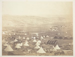 Campo de cavalaria, em direção a Kadikoi de Roger Fenton