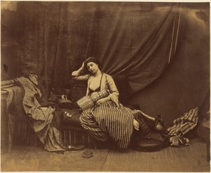 Odalisca contemplativa de Roger Fenton