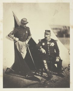 General Bosquet e Capitão Dampière de Roger Fenton
