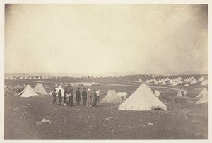 Quartel do General Bosquet com vista para a Quinta Mackenzie de Roger Fenton