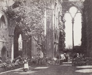 Interior: Abadia de Tintern de Roger Fenton