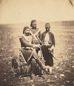 Ismail Paxá e assistentes de Roger Fenton
