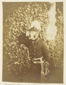 Jas. B.B. Estcourt (1802-1855), general, fotografado na Crimeia pouco antes da sua morte, 1802-1855 de Roger Fenton