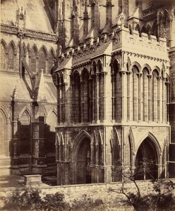 Catedral de Lincoln, o pórtico da Galileia de Roger Fenton
