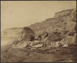 Rocken End (Olhando para Oeste), Ilha de Wight de Roger Fenton