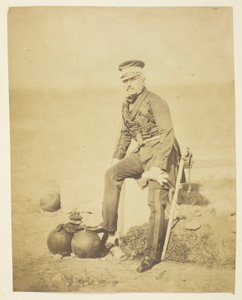 Sir Henry William Barnard (1799-1857), General, Chefe do Estado-Maior; Tomado na Crimeia de Roger Fenton
