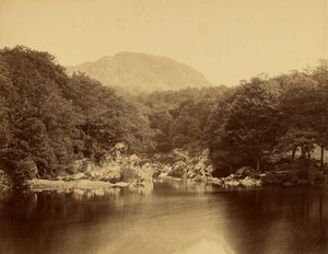 O Llyn Glas, no Conway de Roger Fenton