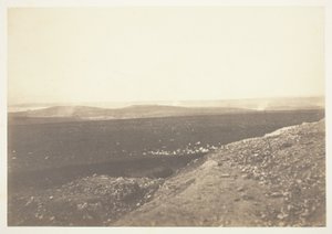 O Mamelon e Malakoff, da bateria de morteiro de Roger Fenton