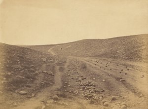 O vale da sombra da morte de Roger Fenton