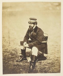 Thomas Graham Russell (1748-1843), General, fotografado na Crimeia