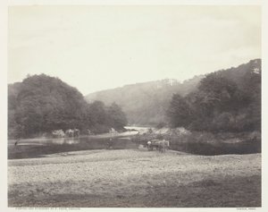 Vista do Ribble, Yorkshire de Roger Fenton