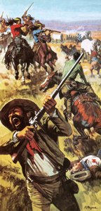 Apaches atacam refugiados de Santa Rita de Roger Payne