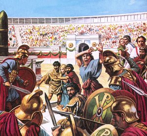 Matança no Hipódromo de Constantinopla em 532 d.C. de Roger Payne