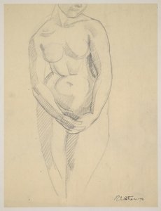 Nu com as mãos cruzadas de Roger de La Fresnaye