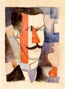 Estudo para Paludes, 1917-1920 de Roger de La Fresnaye