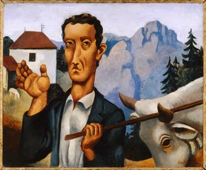 O boiadeiro (óleo sobre madeira) de Roger de La Fresnaye