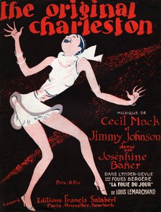 Josephine Baker na revista “La Folie du Jour”. 1927 (ilustração) de Roger de Valerio