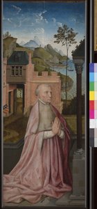 Um devoto em oração, c.1435 (têmpera e óleo a bordo) de Rogier van der (workshop of) Weyden