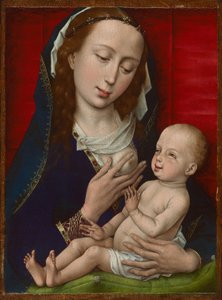 Virgem e Menino de Rogier van der (workshop of) Weyden