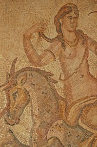 Uma ninfa, da casa de Jason Magnus (mosaico) de Roman