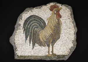 Cockerel (mosaico) de Roman