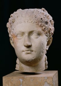 Chefe de Agripina, o Jovem (c.16-59) (mármore)