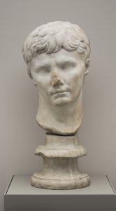 Cabeça do Imperador Augusto (mármore) de Roman
