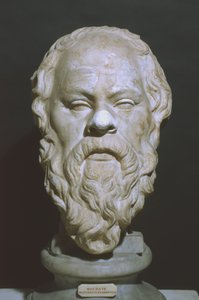 Cabeça de Sócrates (mármore)