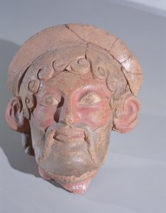 Cabeça de Zeus (terracota) de Roman