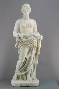 Hygieia, c.170 d.C. (mármore) de Roman