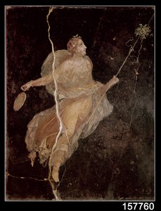 Maenad, da Casa do Navio, Pompéia, século I aC-79 dC de Roman