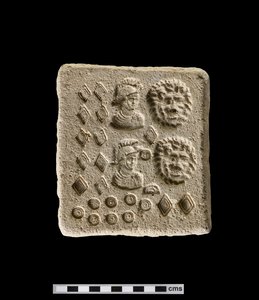 Molde para fazer figuras aplicadas, Norte da África (gesso) de Roman