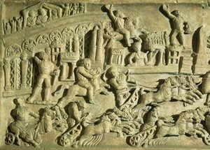 Relief retratando jogos no Circus Maximus de Roman