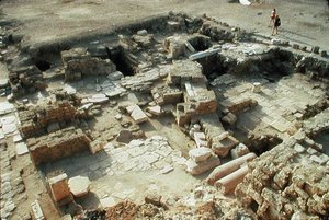 Restos do Hipódromo Romano de Roman