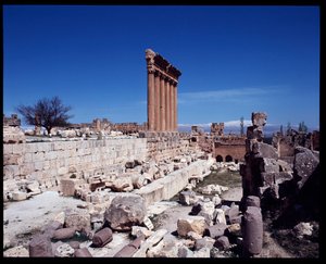 Restos do templo de Júpiter de Roman