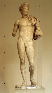 Estátua do Imperador Adriano (Adrien) - Museu Arqueológico de Vaison-la-Romaine, século 2 de Roman