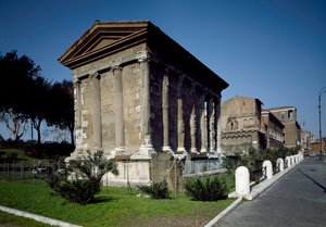 Templo de Fortuna Virilis, século II a.C. de Roman