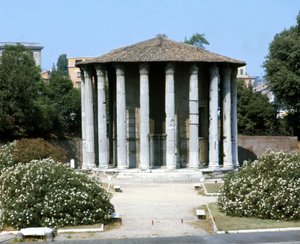Templo de Vesta em Roma. de Roman
