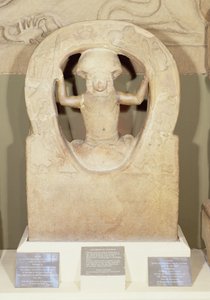 O nascimento de Mithras do Mithraeum em Housesteads de Roman