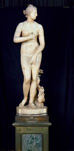 Os Medici Vênus, cópia do original helenístico por Praxiteles (c.370-330 aC) (mármore)