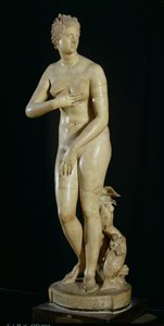 Os Medici Vênus, cópia do original helenístico por Praxiteles (c.370-330 aC) (mármore)