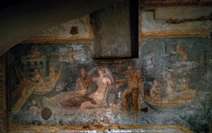 O regresso de Prosérpina do Submundo, séc. II-3º (fresco) de Roman