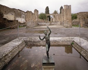 Vista da Casa do Fauno (Casa do Fauno) de Roman