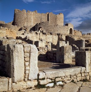 Vista dos banhos licinianos de Roman