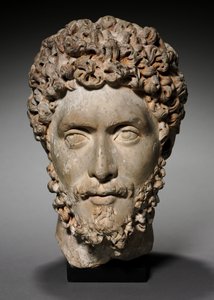 Chefe de um nobre ou oficial, 175-200 de Roman Imperial Period