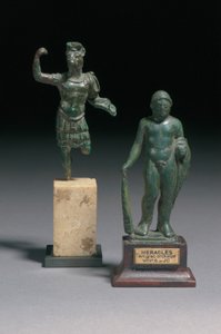 Figura do Psychopomp Hermanubis, século 2 dC de Roman Period Egyptian