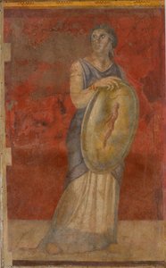 Mulher em pé, segurando um escudo, c.50–40 BC