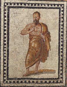 Um filósofo (mosaico) de Roman Roman