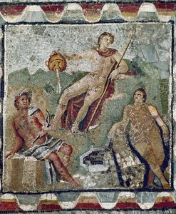 Divindades aquáticas (mosaico) de Roman Roman