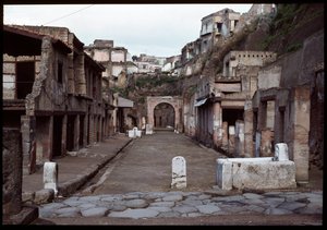 Decumanus maximus e fórum, século V a.C. - século I d.C. de Roman Roman